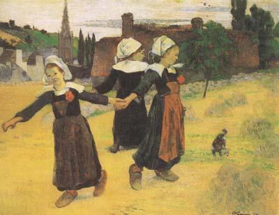 Dansje van drie Bretonse meires (mk07), Paul Gauguin